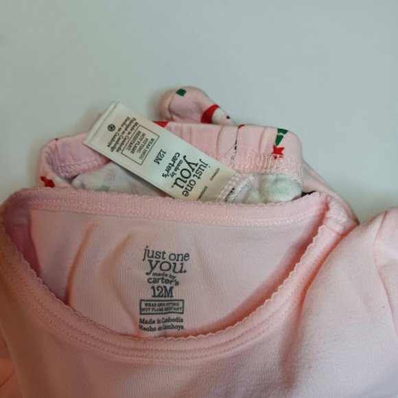 Just One You by Carters Holiday 2 Piece Pajama Set - Picture 4 of 4